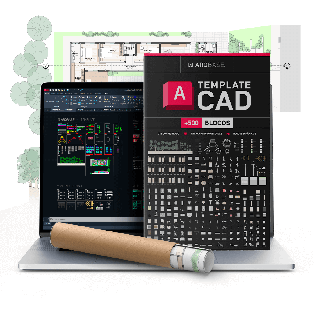 Template + Blocos de AutoCAD